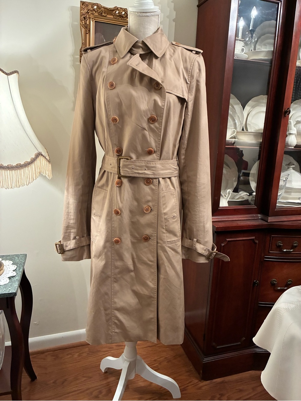 NWOT Banana Republic TALL classic beige trench coat